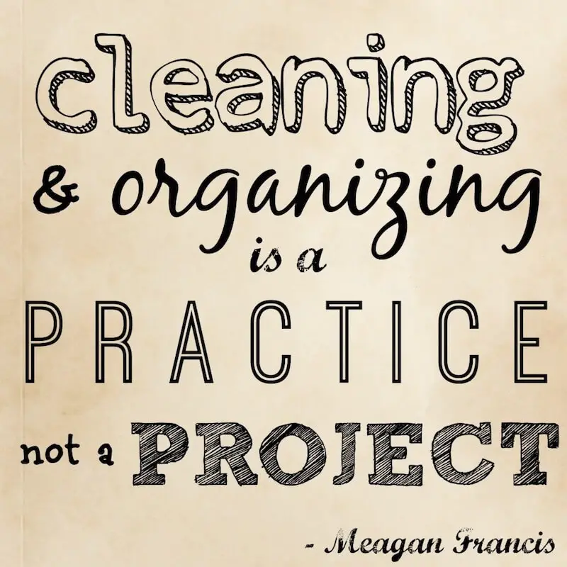 decluttering organizing affirmations quotes
